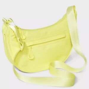 Wild Fable Yellow Crossbody Bag with Adjustable Strap